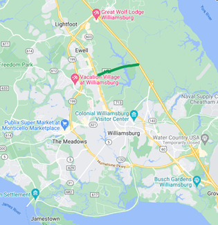 Airport Road Trail map 1