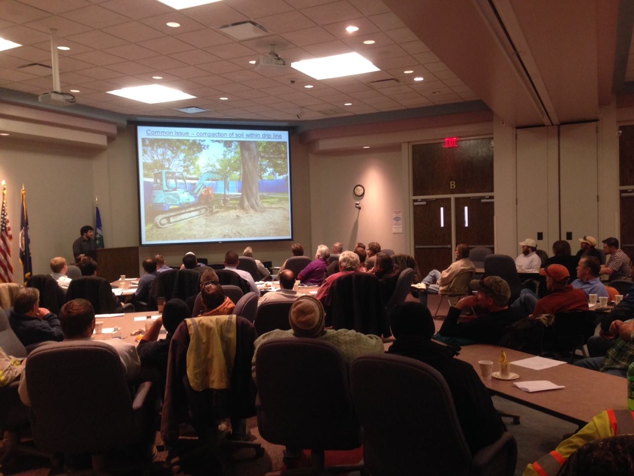 Photo of people attending a stormwater training class